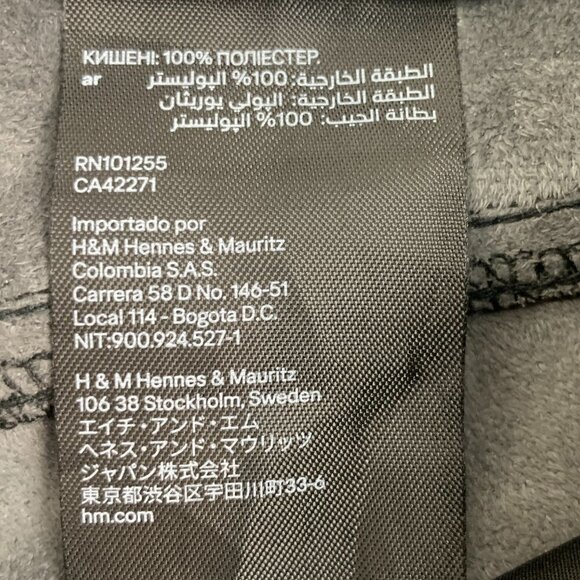 H&M Faux/Vegan Leather 5 Pocket Hi-Waisted Pants Women's Size 10 - Picture 7 of 8